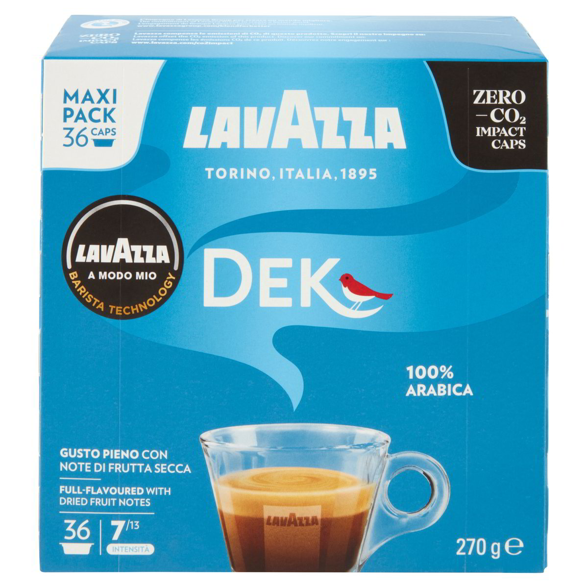 ESPRESSO DEK CREMOSO A MODO MIO 36 CAPSULE LAVAZZA DupliClick