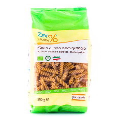 Spaghetti di riso semigreggio 500g zero%