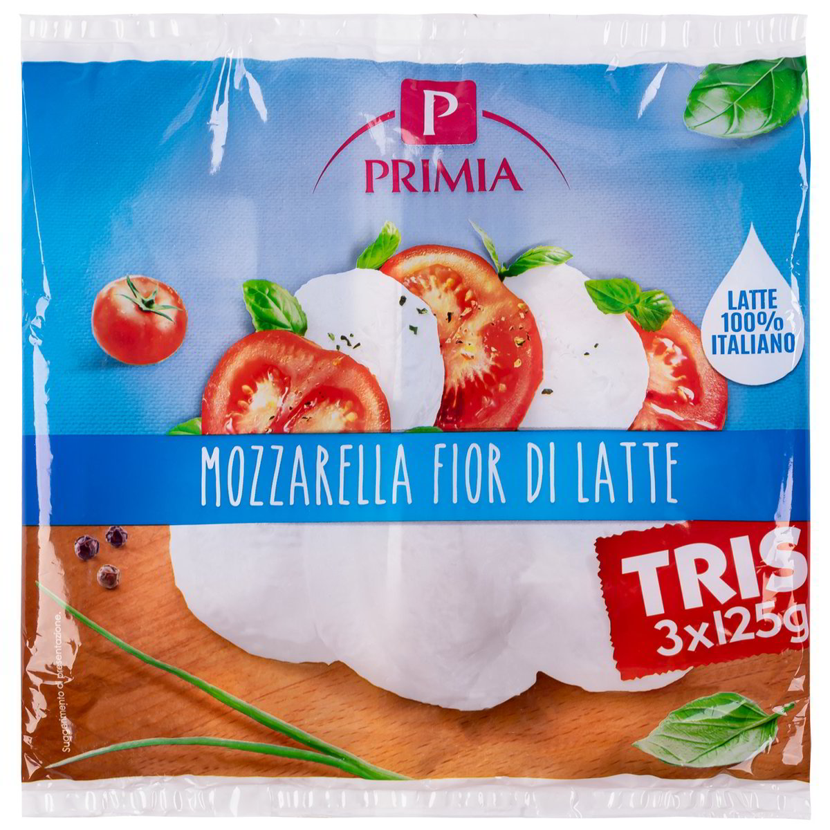 MOZZARELLA TRIS 3 PZ PRIMIA - DupliClick